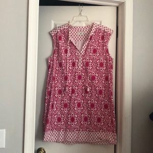 Pink Vineyard Vines Tassel Dress